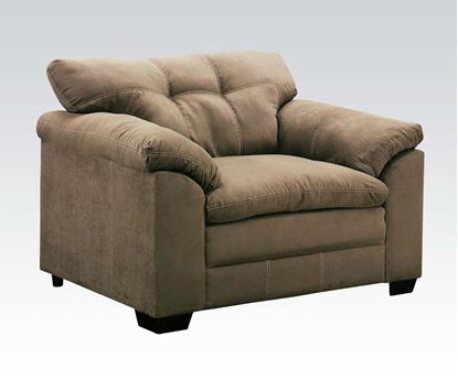 Picture of Lucille Contemporary Sage Microfiber Fabric Chair 