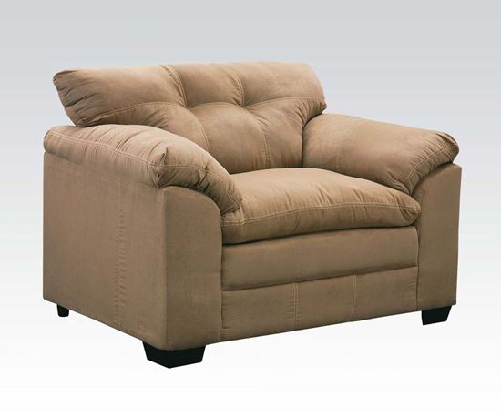 Picture of Lucille Simmons Velocity Latte Microfiber  Chair