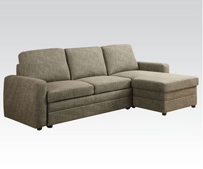 Picture of Linen Sectional With Pull Out Bed