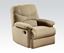 Picture of Contemporary Arcadia Microfiber Beige Glider Recliner