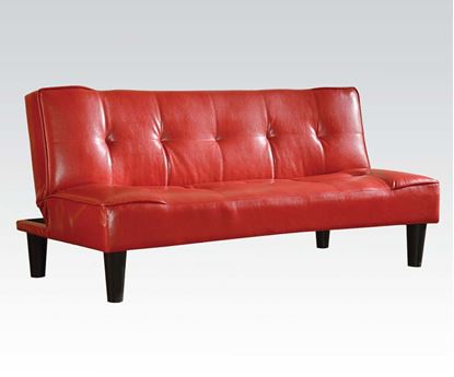 Picture of Red PVC Adjustable Sofa
