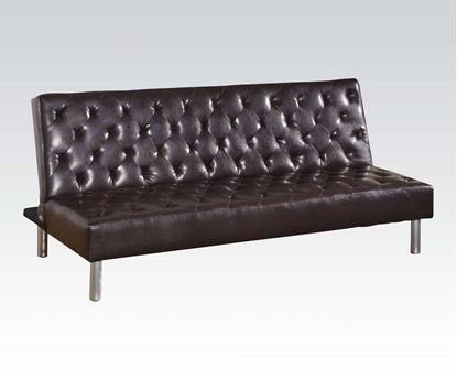 Picture of Mawuli Upholstery PU Adjustable Sofa in Black Finish