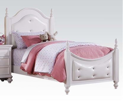 Picture of Athena White Finish Twin Size Bed