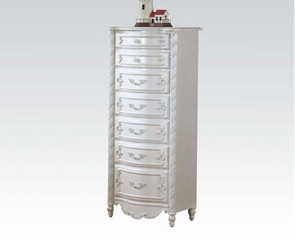 Picture of Pearl White Finish Wood Chest