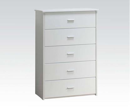 Picture of Bungalow White Finished  5 Drawers Chest