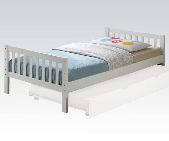 Picture of Cutie Kid Twin Size Bed in White Finish