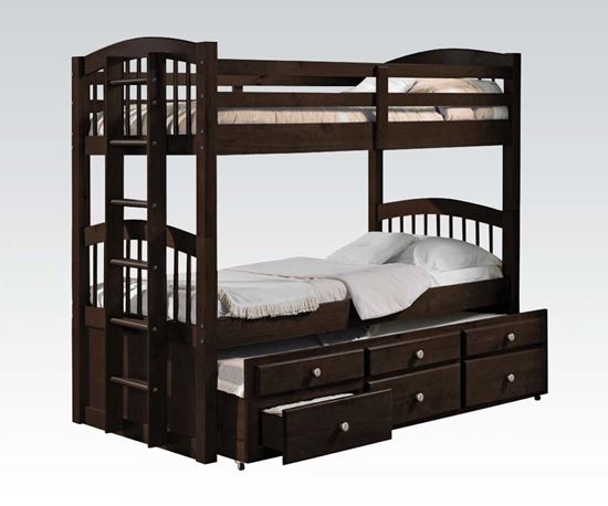 Picture of Micah Twin over Twin Bunk Bed with Trundle