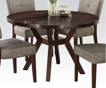 Picture of Drake Round Dining Table in Espresso