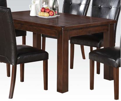 Picture of Modern Rectangular Brown Cherry Dining Table