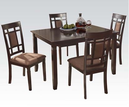 Picture of 5pc Pack Dining Set in Espresso and Chocolate MFB