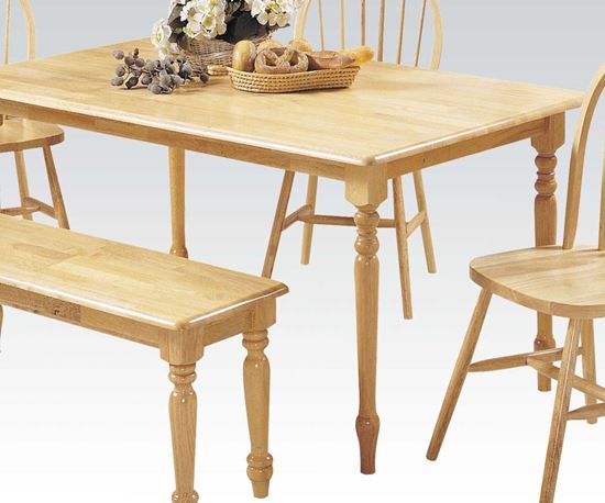 Picture of Farmhouse Solid Wood Natural Dining Table