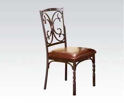 Picture of Traditional 2 Pcs. PU Side Chair    (Set of 2)