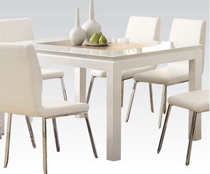 Picture of Kilee Collection White Finish Dining Table