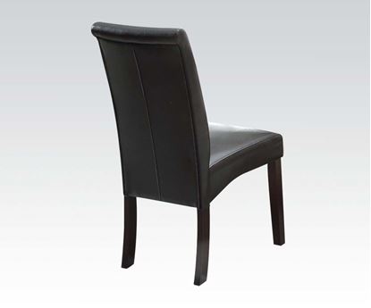 Picture of 2 pcs. Espresso Bycast PU Side Chair    (Set of 2)