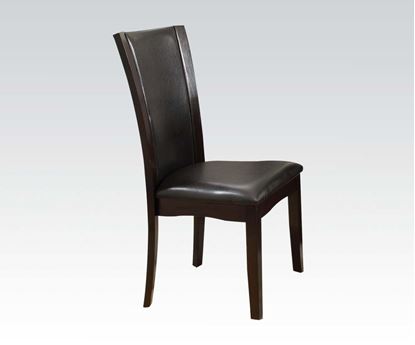 Picture of Espresso Pu Side Chair  W/P2 (150Lbs Ctn)  (Set of 2)