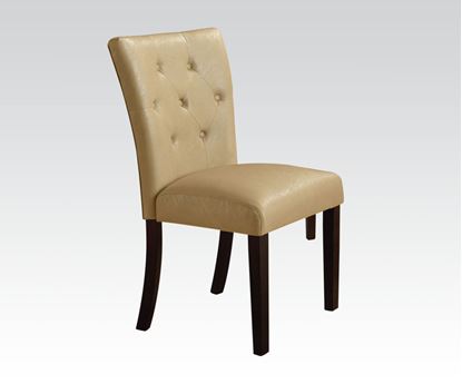 Picture of 2 Pcs. Cream PU Side Chair  (Set of 2)