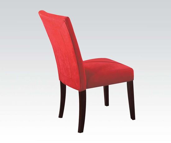 Picture of Baldwin Red Microfiber Side  Chair Set of 2    (Set of 2)