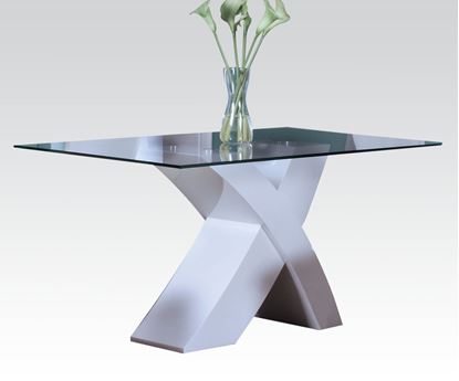 Picture of Pervis Modern Dining Table in White