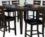 Picture of Modern Espresso Counter Height Table with Leaf