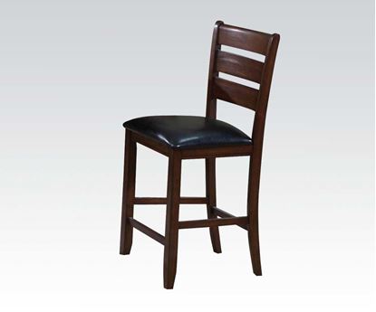 Picture of Urbana Cherry Ladder Back 2Pcs. Counter Height Chairs    (Set of 2)