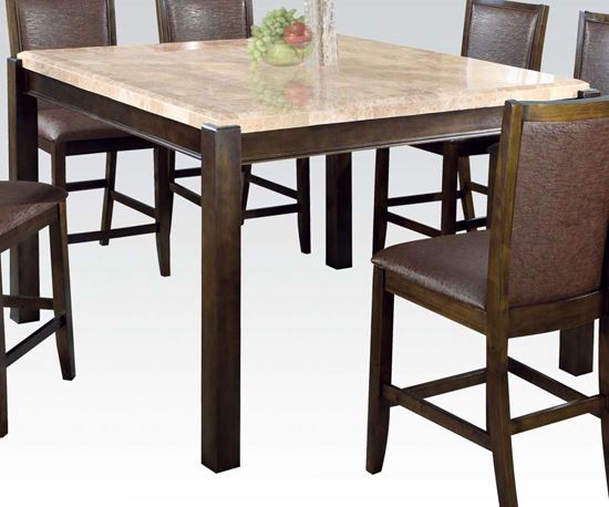 Picture of Charissa Counter Height Dining Table with Marble Top
