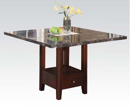 Picture of Danville Modern Marble Top Counter Height Table