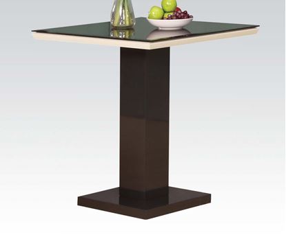 Picture of Counter Height Table with Black and White Trim