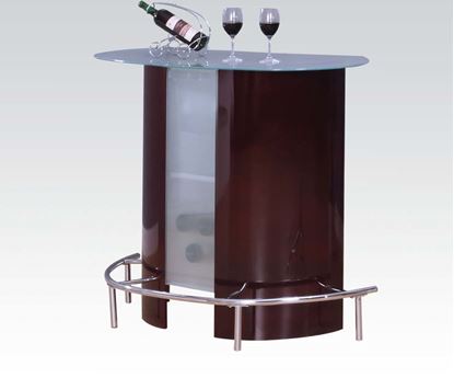 Picture of Modern Wine Chrome Bar Table