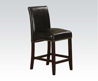 Picture of Bk Pu Bar Chair  W/P2  (Set of 2)