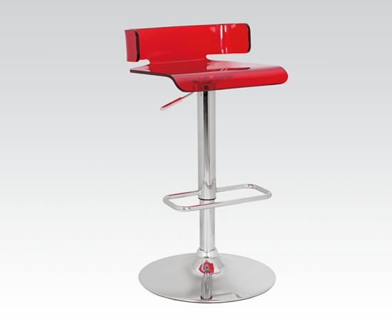 Picture of Red Adj Swivel Bar Stool No P2 Concern (Ista 3A)