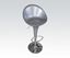 Picture of Silver Adjustable Stool W/Short Back   No P2 Concern  (Set of 2)