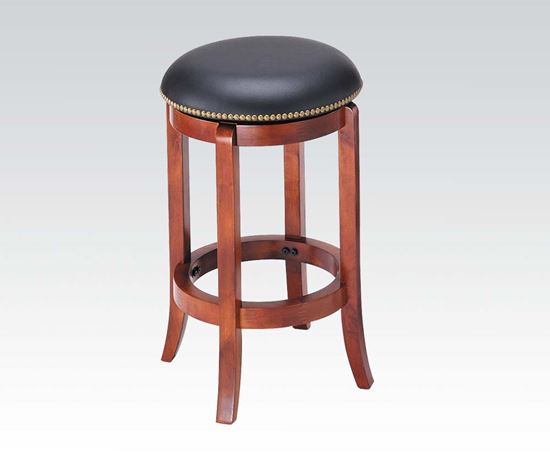 Picture of Cherry Finish Swivel Bar Stool 24" Seat Height