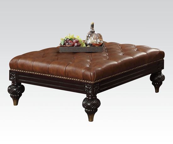 Picture of Shantoria Dark Brown Living Room Oversize Ottoman