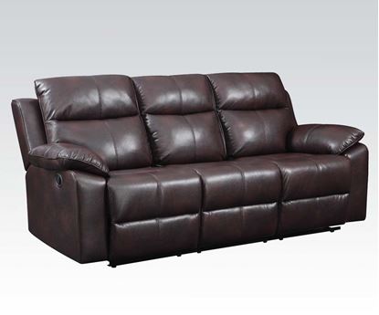 Picture of Dyson Burgundy Living Room Sofa W/Motion