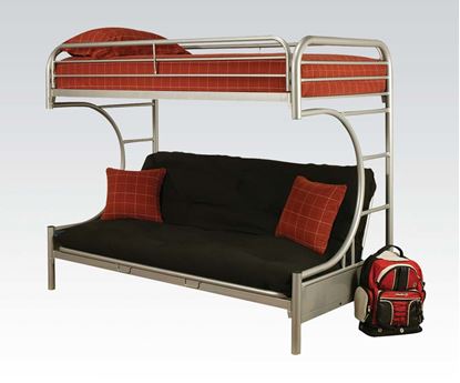 Picture of "C" T/F/Futon Metal Bunkbed, Rd, Bu, Wh, Bk