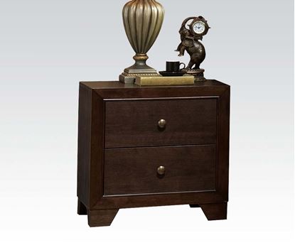 Picture of Madison Espresso Finish 2 Drawers Night Stand 
