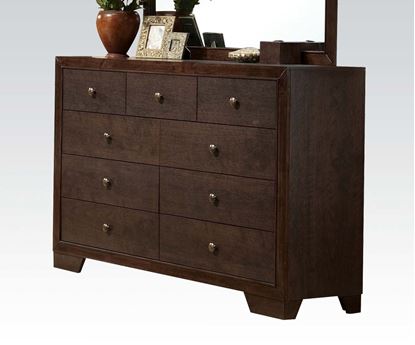 Picture of Madison Espresso Finish 9 Drawers Dresser 