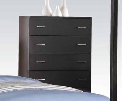 Picture of London Black Finish Chest 