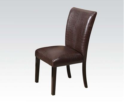 Picture of Alec 2 Pcs. Espresso PU Side Chair   (Set of 2)