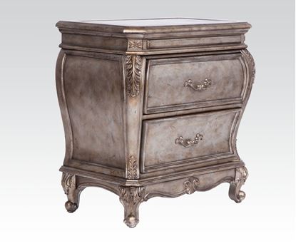 Picture of Traditional Chantelle Antique Silver French rococo Night Stand