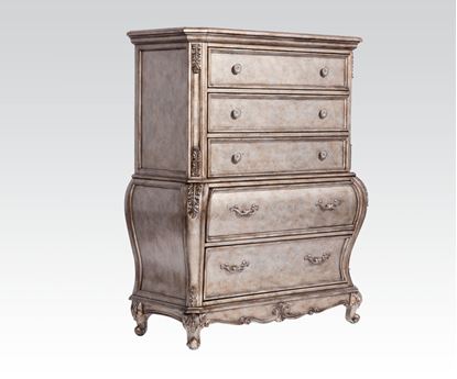 Picture of Traditional Chantelle Antique Silver French rococo Chest