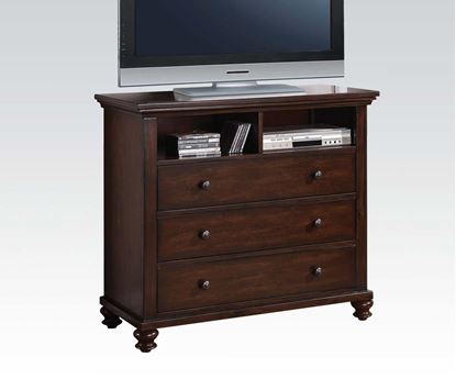 Picture of Aceline Transitional Cherry  Media Chest 