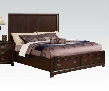 Picture of Bellwood Transitional Cappuccino Storage Eastern King Bed 