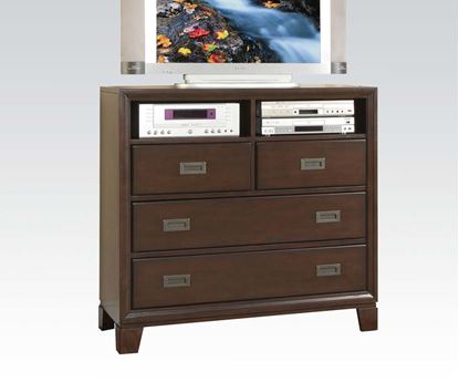 Picture of Bellwood Transitional Cappuccino Storage Media Chest 
