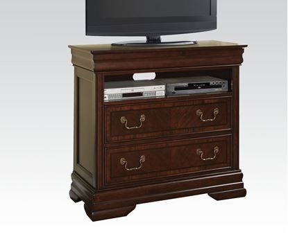 Picture of Hennessy Brown Cherry Finish TV Chest 