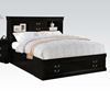 Picture of Louis Philippe III Black w/ Storage Queen Set