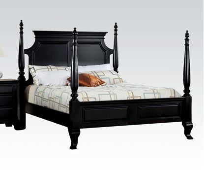 Picture of Canterbury Contemporary Black Wood Eastern King Bed 