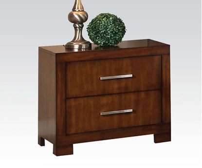 Picture of Galleries Transitional Brown Cherry 2 Drawers Night Stand