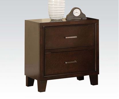 Picture of Tyler Contemporary Espresso Finish Nightstand 