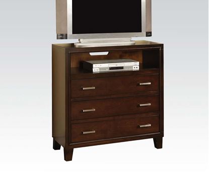 Picture of Tyler Contemporary Espresso Finish Media Drawer Chest